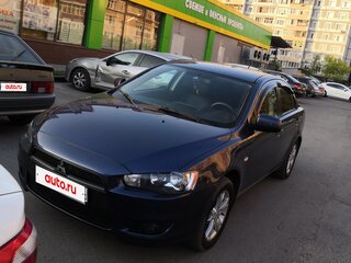 2009 Mitsubishi Lancer X, синий, 610000 рублей, вид 2