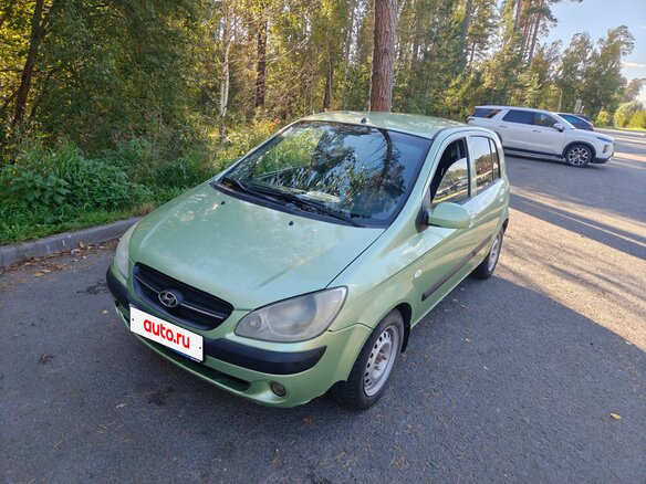 2007 Hyundai Getz I Рестайлинг, зелёный