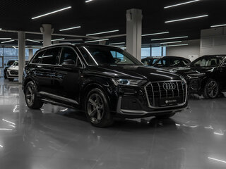 2019 Audi Q7 45 TDI II (4M) Рестайлинг, чёрный, 5100000 рублей, вид 2