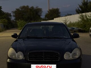 2006 Hyundai Sonata ТагАЗ IV (EF) Рестайлинг, чёрный, 185000 рублей, вид 1