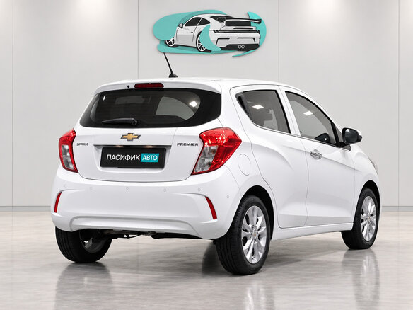 2022 Chevrolet Spark IV Рестайлинг, белый, 991500 рублей - вид 2
