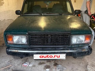 2006 Lada (ВАЗ) 2107, зелёный, 100000 рублей, вид 3