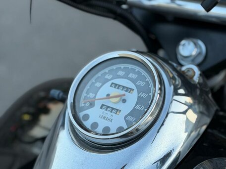 1997 Yamaha XVS400 Drag Star, чёрный, 230000 рублей, вид 4