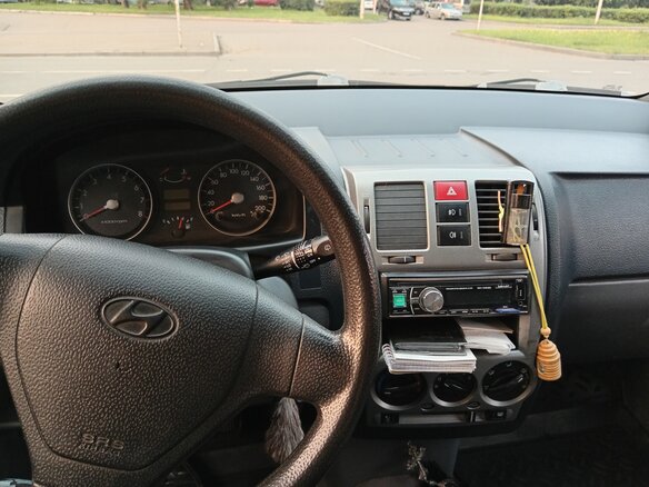 2002 Hyundai Getz I, белый, 210000 рублей - вид 8
