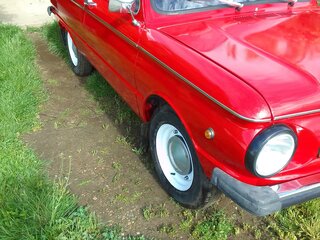 1988 ЗАЗ 968 М, красный, 400000 рублей, вид 1