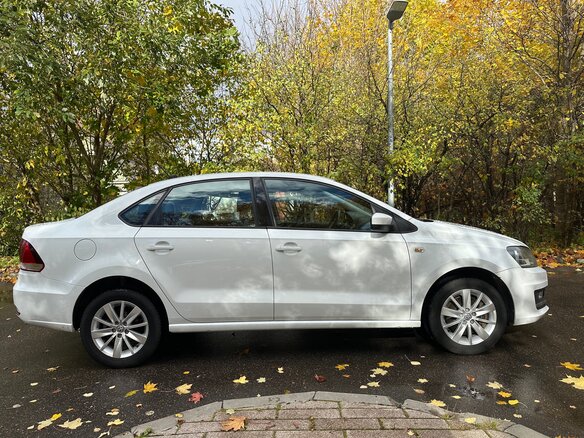 2018 Volkswagen Polo V Рестайлинг, белый - вид 6