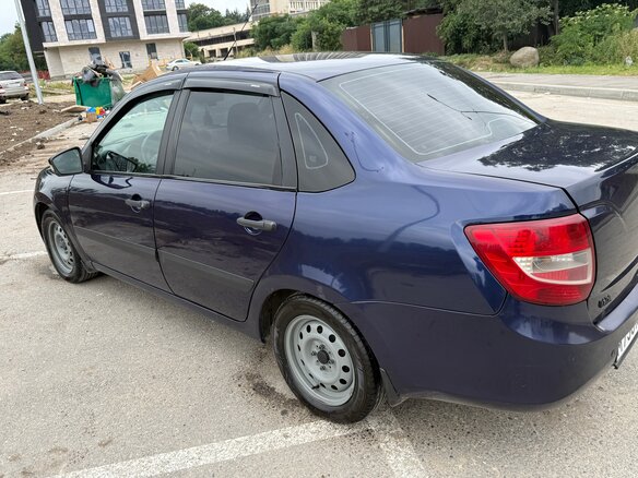 2014 Lada (ВАЗ) Granta I, синий, 520000 рублей - вид 5