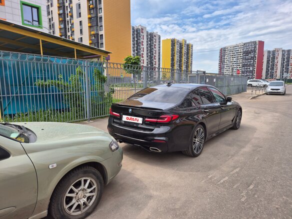 2018 BMW 5 серии 530d xDrive VII (G30/G31/G38), чёрный - вид 3