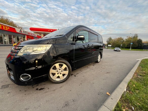 2008 Nissan Serena III (C25), чёрный - вид 7