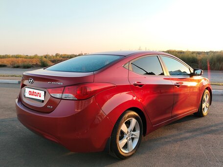 2012 Hyundai Elantra V (MD), красный, 978200 рублей, вид 4