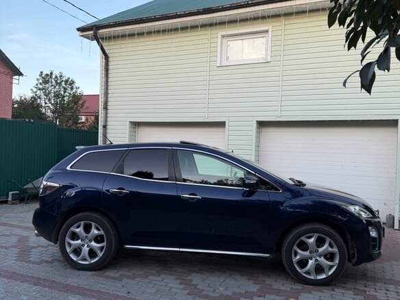 2010 Mazda CX-7 I Рестайлинг, синий, 825000 рублей - вид 4