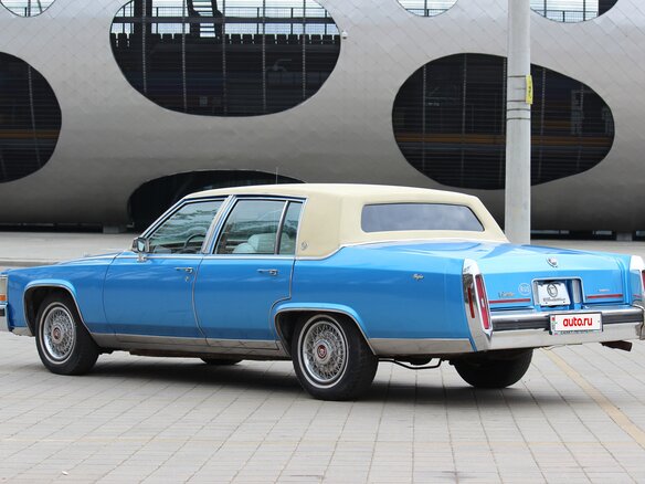 1989 Cadillac Brougham, синий, 2500000 рублей - вид 5