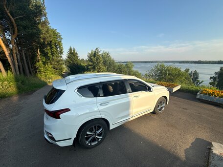 2019 Hyundai Santa Fe IV, белый, 2700000 рублей, вид 5