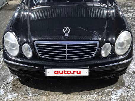 2003 Mercedes-Benz E-Класс 200 III (W211, S211), чёрный, 600000 рублей, вид 4