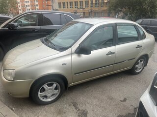 2008 Lada (ВАЗ) Kalina I, жёлтый, 160000 рублей, вид 5