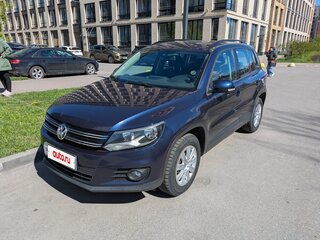2014 Volkswagen Tiguan I Рестайлинг, синий, 1490000 рублей, вид 1