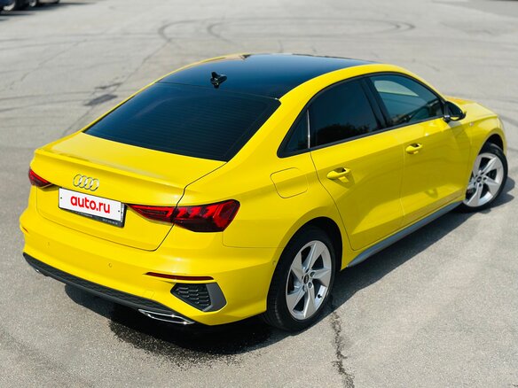 2021 Audi A3 35 TFSI IV (8Y), жёлтый - вид 1