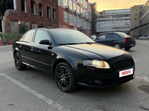 2007 Audi A4 III (B7), чёрный