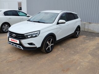 2018 Lada (ВАЗ) Vesta SW Cross I, белый, 770000 рублей, вид 2