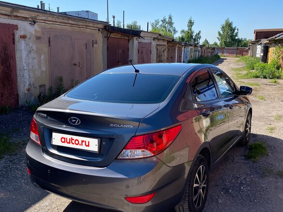2011 Hyundai Solaris I, серый - вид 3