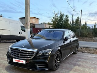 2019 Mercedes-Benz S-Класс 450 Long VI (W222, C217) Рестайлинг, чёрный, 4200000 рублей, вид 2