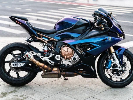 2022 BMW S 1000 RR, фиолетовый, 1800000 рублей, вид 1