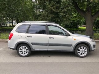 2015 Lada (ВАЗ) Kalina Cross II, серебристый, 415000 рублей, вид 4