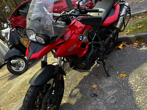 2017 BMW F 700 GS, красный - вид 2