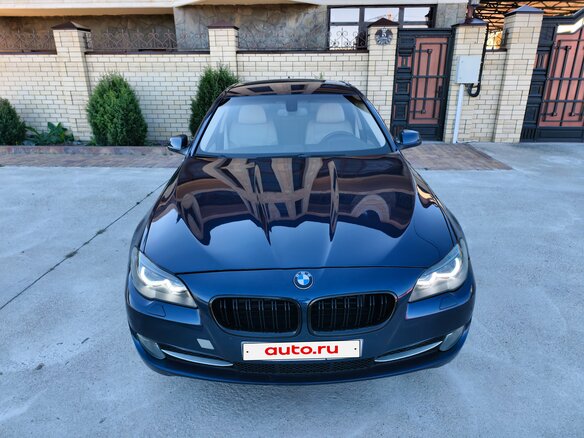 2012 BMW 5 серии 530d xDrive VI (F10/F11/F07), синий, 1650000 рублей - вид 1