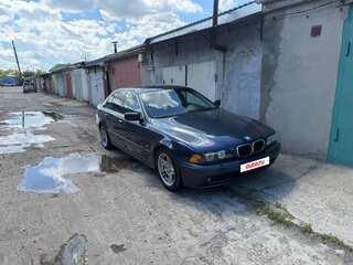 2002 BMW 5 серии 520i IV (E39) Рестайлинг, синий, 800000 рублей, вид 3