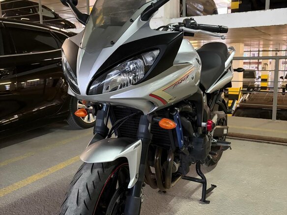 2008 Yamaha FZ6, серебристый - вид 1