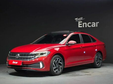 2023 Volkswagen Jetta VII Рестайлинг, красный, 1459000 рублей, вид 1