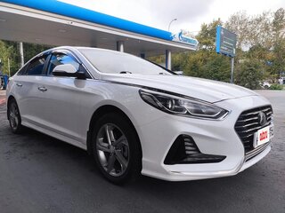2019 Hyundai Sonata VII (LF) Рестайлинг, белый, 1100000 рублей, вид 2