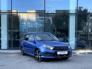 2022 Lada (ВАЗ) Granta Drive Active I Рестайлинг, синий, 740000 рублей, вид 3