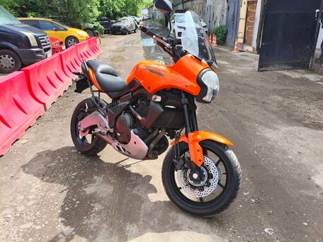 2010 Kawasaki Versys 650, оранжевый, 375000 рублей, вид 3