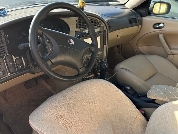 2003 Saab 9-5 I Рестайлинг, чёрный, 850000 рублей - вид 13