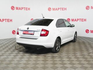 2018 Skoda Rapid I Рестайлинг, белый, 909000 рублей, вид 5