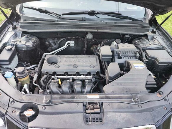 2011 Hyundai Santa Fe II Рестайлинг, чёрный, 1200000 рублей - вид 9