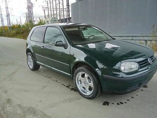 1998 Volkswagen Golf IV, зелёный, 255000 рублей, вид 2