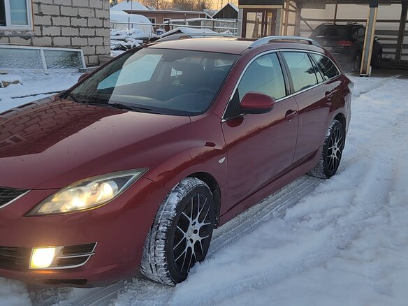 2008 Mazda 6 II (GH), красный, 620000 рублей - вид 1