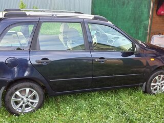 2008 Lada (ВАЗ) Kalina I, синий, 350000 рублей, вид 4