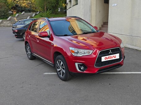 2014 Mitsubishi ASX I Рестайлинг, красный, 1200000 рублей, вид 2