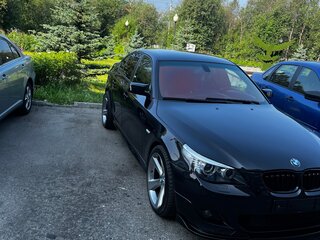 2008 BMW 5 серии 530xi V (E60/E61) Рестайлинг, чёрный, 1500000 рублей, вид 5