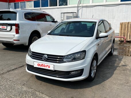 2019 Volkswagen Polo V Рестайлинг, белый, 1100000 рублей, вид 1
