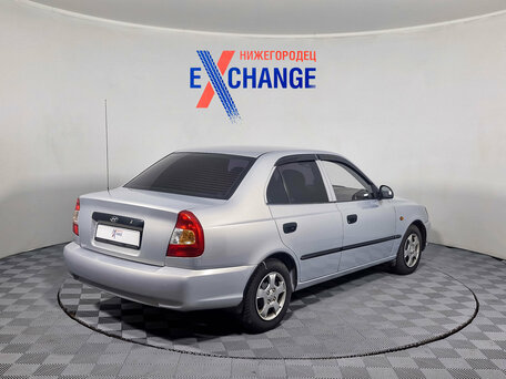 2012 Hyundai Accent ТагАЗ II, серебристый, 531000 рублей, вид 4