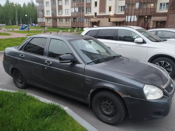2014 Lada (ВАЗ) Priora I Рестайлинг, серый, 370000 рублей - вид 3