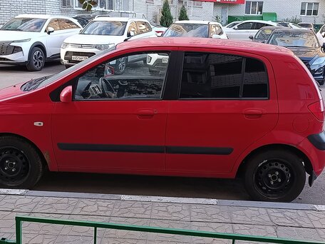 2007 Hyundai Getz I Рестайлинг, красный, 311111 рублей, вид 5