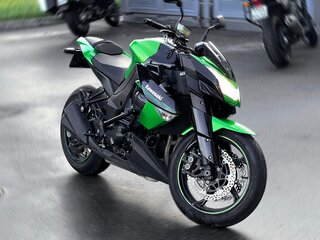 2011 Kawasaki Z 1000, зелёный, 639000 рублей, вид 1