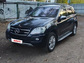 2009 Mercedes-Benz M-Класс 350 II (W164) Рестайлинг, чёрный, 950000 рублей, вид 1