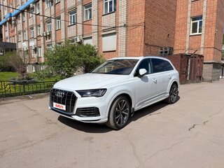 2020 Audi Q7 45 TDI II (4M) Рестайлинг, белый, 7000000 рублей, вид 1